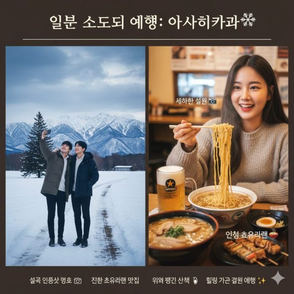 일본 소도시 여행 아사히카와 (旭川) 즐거움